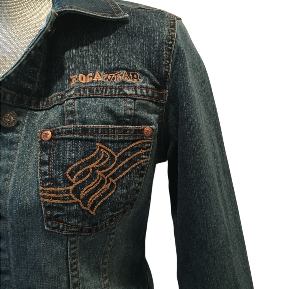 Rocawear Blue Denim Jacket - Picture 4 of 5